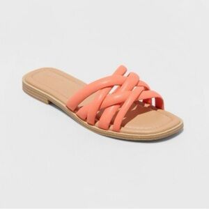 NWT Women's Rian Slide Sandals - Universal
Thread™ Orange Size 8.5